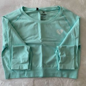 Womens best power seamless long sleeve crop top